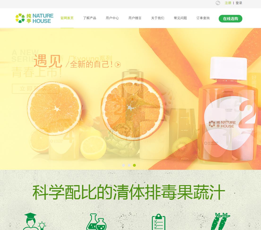 上海纯亭食品科技有限公司网站建设